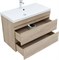 AQUANET Тумба под раковину подвесная Нота New 90 дуб светлый AQUANET-334199