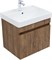 AQUANET Тумба под раковину подвесная Оптима 60 дуб рустикальный AQUANET-344795