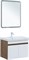 AQUANET Тумба под раковину подвесная Оптима 80 дуб рустикальный/белый сатин AQUANET-344793 - фото 307213 AQUANET Тумба под раковину подвесная Оптима 80 дуб рустикальный/белый сатин AQUANET-344793 - фото 307213