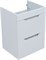AQUANET Тумба под раковину подвесная Практика 50 белый матовый (2 ящика) AQUANET-330455