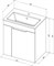 AQUANET Тумба под раковину подвесная Практика 60 белый матовый AQUANET-330453