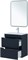 AQUANET Тумба под раковину подвесная Практика 60 маренго (2 ящика) AQUANET-330458