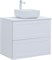 AQUANET Тумба под раковину подвесная Терра 80 белый матовый AQUANET-313234