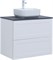 AQUANET Тумба под раковину подвесная Терра 80 белый матовый AQUANET-313234
