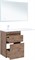 AQUANET Тумба под раковину напольная Токио 58 дуб веллингтон (напольная 2 ящика) AQUANET-333648