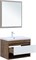AQUANET Тумба под раковину подвесная Тренд 75 дуб рустикальный/белый сатин AQUANET-345118 - фото 307723 AQUANET Тумба под раковину подвесная Тренд 75 дуб рустикальный/белый сатин AQUANET-345118 - фото 307723