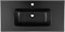 AQUANET Раковина Flat 90 черная матовая AQUANET-329256