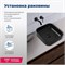 AQUANET Раковина накладная City-1-MB 38,5 черный AQUANET-CITY-1-MB