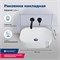 AQUANET Раковина накладная Fine-1-MB 50 черный матовый AQUANET-FINE-1-MB