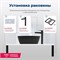 AQUANET Раковина накладная Fine-1-MB 50 черный матовый AQUANET-FINE-1-MB