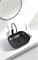 AQUANET Раковина накладная Lake-1-MB 39,5 черный AQUANET-LAKE-1-MB