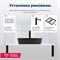 AQUANET Раковина накладная Lake-2-MB 50 черный матовый AQUANET-LAKE-2-MB