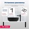AQUANET Раковина накладная Moon-1-MB 41,5 черный AQUANET-MOON-1-MB