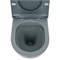 AQUAme Унитаз подвесной с сиденьем SoftClose, технология смыва Rimless, скрыт.крепеж. Цвет серый, серый матовый AQM2002MGR