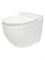 AQUAme Унитаз подвесной сиденье SoftClose, технология смыва QUIET, скрытый крепеж. 520х360х410, белый AQM2010 - фото 310756