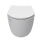 AQUAme Унитаз подвесной сиденье SoftClose, технология смыва QUIET, скрыт крепеж. 495х360х370, белый AQM2012
