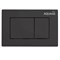 AQUAme Панель смыва для инсталляции, черный AQM4102B - фото 310848