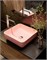 AQUAme Раковина накладная квадратная, цвет розовый матовый. 390x390x130 AQM5011MP