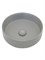 AQUAme Раковина накладная круглая, цвет светло-серый матовый. 355x355x120, серый матовый AQM5012MFG