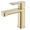 AQUAme Parma Смеситель для раковины однорычажный, Brushed gold AQM6610BG - фото 311332