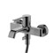 AQUAme Asti Смеситель для ванны однорычажный, с душевым набором, 3 режима, серый матовый AQM6412GM
