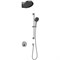 AQUAme Набор для комплектации душа с термостатом, Gun metal AQM8403GM - фото 312032