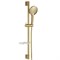 AQUAme Душевой гарнитур H=790мм, ?120 мм, 3 режима, мыльница, шланг 1500мм, Glossy gold AQM8101GG - фото 312097