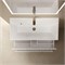 AQUAme "S3" тумба под умывальник подвесная 100 см., цвет белый глянец. AQM900310WH