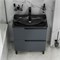 SANTA Тумба для раковины "Альтаир 70" 2 ящика напольная (ум. Астория 70), графит матовый SANTA 700501