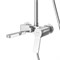 BELBAGNO Albano Душевая стойка со смесителем и изливом, хром ALBANO-VSCM-CRM