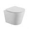 BELBAGNO Flay-R Унитаз подвесной безободковый с сиденьем дюропласт soft close, белый BB053CHR/SC - фото 313654