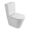 BELBAGNO Flay-R Чаша унитаза безободкового с сиденьем дюропласт soft close P-trap, белый BB2149CPR/SC - фото 313722