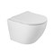 BELBAGNO Sfera-R Унитаз подвесной безободковый с сиденьем дюропласт soft close, белый BB046CHR/SC - фото 313747