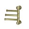 WASSERKRAFT K-1053BRUSHED GOLD Держатель полотенец тройной, золото WASSERKRAFT 1053BG - фото 314171