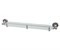 WASSERKRAFT Diemel K-2244 Полка стеклянная с бортиком, хром WASSERKRAFT 2244 - фото 314179