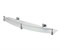 WASSERKRAFT Dill K-3944 Полка стеклянная с бортиком, хром WASSERKRAFT 3944 - фото 314431