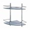 WASSERKRAFT K-3122 Полка стеклянная двойная, хром WASSERKRAFT 3122 - фото 314587