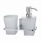 WASSERKRAFT Leine K-5089 Держатель стакана и дозатора, хром WASSERKRAFT 5089 - фото 314632