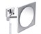 WASSERKRAFT K-1008 Зеркало с LED-подсветкой, 3-х кратным увеличением, хром WASSERKRAFT 1008 - фото 314740