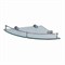 WASSERKRAFT K-544 Полка стеклянная угловая, хром WASSERKRAFT 544 - фото 314972