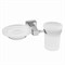 WASSERKRAFT Lippe K-6526 Держатель стакана и мыльницы, хром WASSERKRAFT 6526 - фото 315046