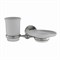 WASSERKRAFT Ammer K-7026 Держатель стакана и мыльницы, никель WASSERKRAFT 7026 - фото 315831