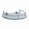 WASSERKRAFT K-566 Полка стеклянная, хром WASSERKRAFT 566 - фото 315985