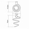 WASSERKRAFT K-1080POLISHED BLACK Держатель фена, черный WASSERKRAFT 1080PB - фото 316342