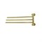 WASSERKRAFT K-1033BRUSHED GOLD Держатель полотенец тройной, золото WASSERKRAFT 1033BG - фото 316388
