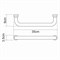 WASSERKRAFT K-1066GUN METAL Поручень для ванной, оружейная сталь WASSERKRAFT 1066GM - фото 316415