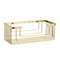 WASSERKRAFT K-711BRUSHED GOLD Полка металлическая, золото WASSERKRAFT 711BG - фото 316427