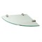 WASSERKRAFT K-533NICKEL Полка  стеклянная угловая, никель WASSERKRAFT 533N - фото 316442