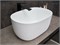 GID Раковина N9302wg 51220 накладная белая матовая / белая графит 45x32x22 GID-51220 - фото 317209