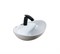 GID Раковина N9139 51242 накладная белая 41x33x14.5 GID-51242